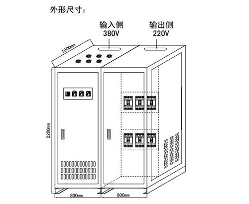 三相380v轉(zhuǎn)220v變壓器1